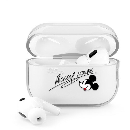 PGA PG-DAPP2TP01MKY AirPods Pro(第2／1世代)用 抗菌ソフトケース Premium Style ミッキーマウス PGDAPP2TP01MKY