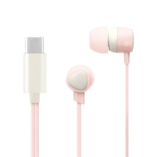 PGA PG-SECE3PK1 USB Type-Cコネクタ ステレオイヤホン カナルタイプ Premium Style ピンク PGSECE3PK1