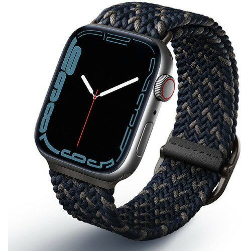 KENZAN UNIQ-45MM-ASPDEOBLU Apple Watch 42^44^45MM BRAIDED STRAP ASPEN DE OBSIDIAN BLUE UNIQ45MMASPDEOBLU