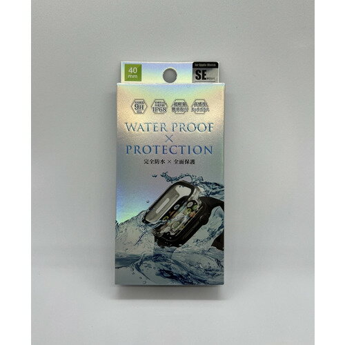 NAGAYAMON NY-WPC40-AWCL 40mm Apple Watch防水フラットガラスケース クリア 9H NYWPC40AWCL