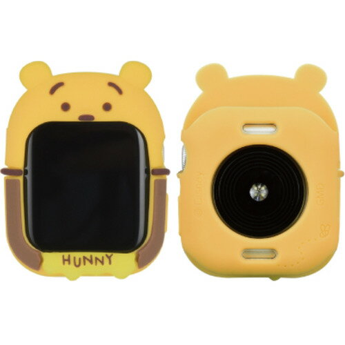gourmandise DNG-93PO Apple Watch 41/40mm対応シリコンケース くまのプーさん DNG93PO
