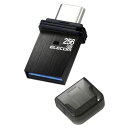 エレコム MF-CAU32256GBK キャップ式USBメモリ 256GB Type-C Win/Mac/スマホ タブレット対応 ブラック(2)