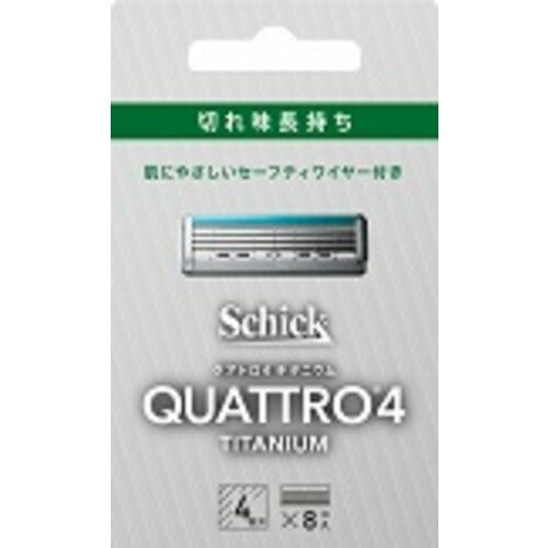 シック・ジャパン クアトロ4チタニウム替刃 8個入