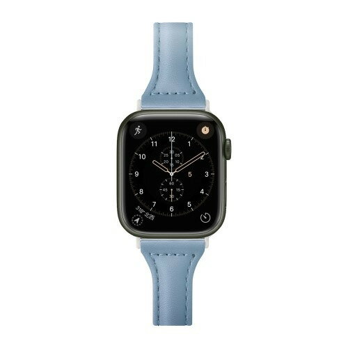 PGA PG-AW41PU04BL Apple Watch 41／40／38mm用 PUレザーバンド ブルー