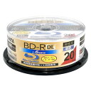 RiDATA BD-R260PW 6X.20SP A 録画用BD-R DL スピンドルケース入り 20枚パック 1〜6倍速 インクジェットプリンター対応 50GB ホワイト(2)