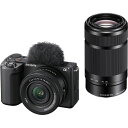 ソニー ZV-E10M2X B VLOGCAM α Eマウント ダブルズームレンズキット ブラック