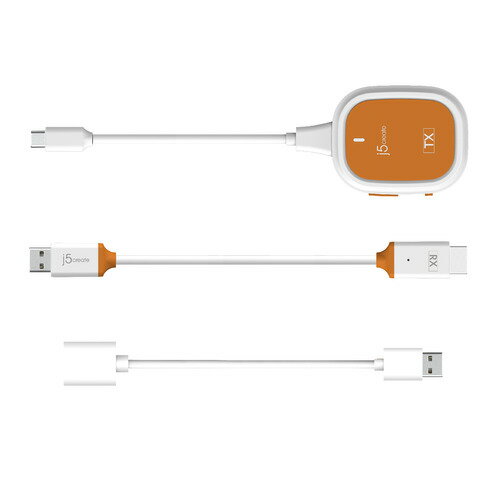 j5create JVAW61 ScreenCast USB-C Wireless Display ホワイト