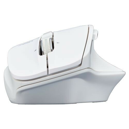 ナカバヤシ MUS-RKF164NW 無線静音5ボタンBlue LEDマウス Win,Mac対応 Nホワイト