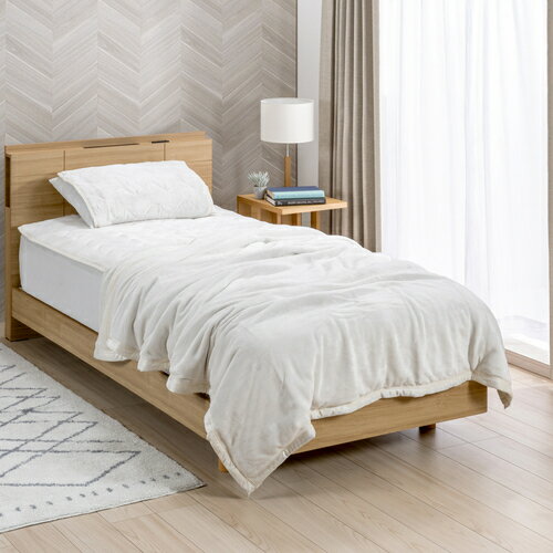 NEWヤマダオリジナル かなりあったか毛布 HOT STYLE シングル:約140x200cm アイボリー