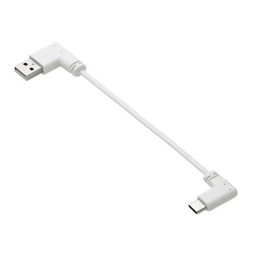 쥳 MPA-ACLL01WH ХХåƥ꡼ѥ֥ USB-A - USB Type-C  0.1m L եå ޥ֥ۡåб ۥ磻