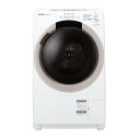 シャープ ドラム式洗濯乾燥機 洗濯7.0kg 乾燥3.5kg 幅64cm プラズマクラスター おしゃれ着 ES-S7K-CR ベージュ系 2024年製
