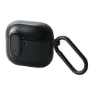 エレコム AVA-AP06TSLBK AirPods (第4世代)用 TOUGH SLIM Lock 耐衝撃 カバー ブラック