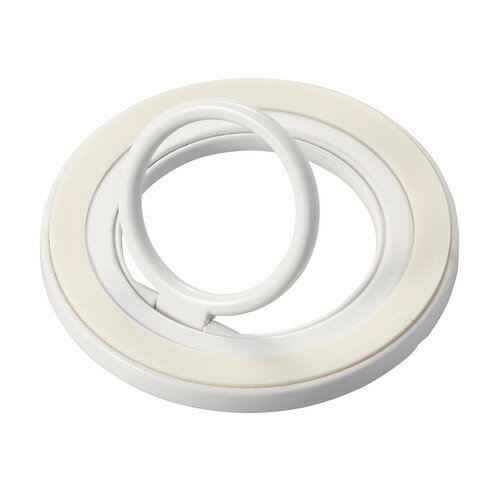 エレコム P-STRMK360WH マグネットスマホリング 360度回転 MAGKEEP ワイヤレス充電可 ホワイト