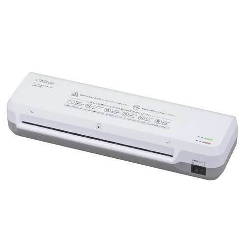 オーム電機 LAM-R261 パーソナルラミネーター A4サイズ対応 ホワイト オーム電機 LAM-R261 パーソナルラミネーター A4サイズ対応 ホワイト