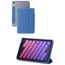 エレコム TB-A24SWVFCNV iPad mini(A17 Pro / 第6世代)用 ハイブリッドフラップケース ネイビー