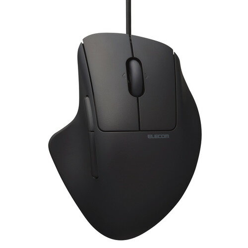エレコム M-SH31UBSKBK 有線5ボタンマウス チルトホイール付 Windows mac対応 Sサイズ ブラック