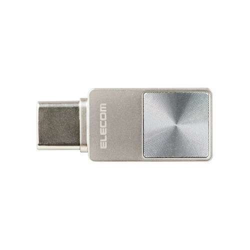 【推奨品】エレコム MF-SPU3128GSV USB Type-Cメモリ 128GB Windows Mac対応 シルバー