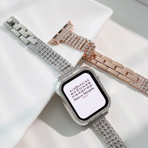 GAACAL W00133RA APPLE WATCH 1-10／SE1-2 38／40／41／42（10のみ）MM メタルバンド ローズゴールド