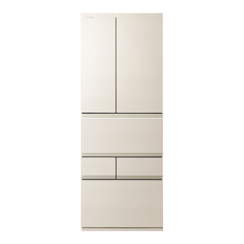 【推奨品】東芝 冷蔵庫 551L 観音開き 6ドア 幅68.5cm 摘みたて野菜室 上質冷凍 ミストチャージ ベジータ GR-Y550FZ ピンク系 2025年製