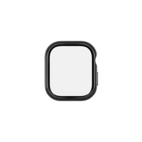 ナカバヤシ SMWC-AW461BK Apple Watch Series10用 高硬度9Hガラス+ケース 46mm ジェットブラック