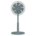 【推奨品】YAMAZEN RLX-CP030 リビング扇風機 DCモーター搭載 7枚羽根 リモコン付 PD仕様 ブルーグレー