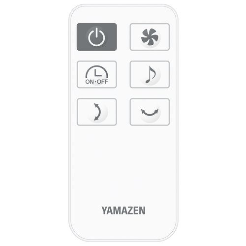YAMAZEN YWRX-BGD306 壁掛扇風機 30cm DCモーター搭載 リモコン付 ホワイト