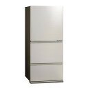 アクア 冷蔵庫 262L 右開き 3ドア 幅60cm スタイリッシュデザイン 真ん中冷凍室 自動製氷 AQR-S26R ゴールド系