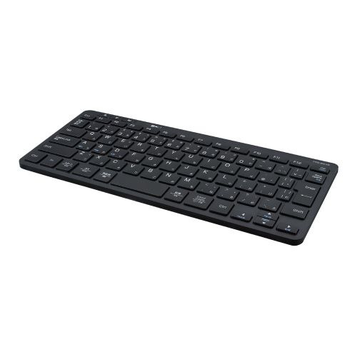 ナカバヤシ FKB-D248BK デュアルワイヤレスキーボード 日本語82キー Windows Mac対応 ブラック