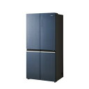 Haier JR-GX47B-H 冷蔵庫 4ドア 470L 観音開き CORU ブルーイッシュグレー
