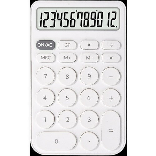 LTL Relation CALC001WH シンプルな機能で使いやすいカラフルな電卓 12桁表示・メモリー機能 オートパワーオフ機能付 ホワイト LTL Relation CALC001WH シンプルな機能で使いやすいカラフルな電卓 12桁表示・メモリー機能 オートパワーオフ機能付 ホワイト