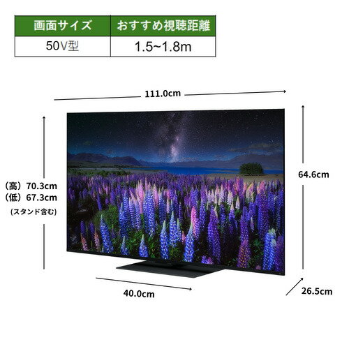 【無料長期保証】【推奨品】レグザ 液晶テレビ 50インチ 4K液晶 ブラック 50Z670R