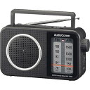 オーム電機 AudioComm AM/FMポータブルラジオ RAD-T206KS(2)