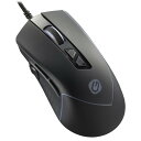 オーム電機 PC-SMREX201-K ゲーミングマウス 有線 9ボタン RGBバックライト Windows対応 ブラック|詳細画像