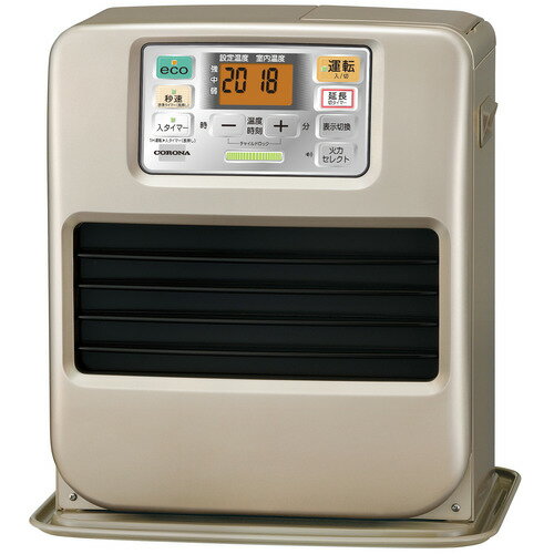 CORONA FH-SR3325Y(N) 石油ファンヒーター 大きなお知らせ音 リモコン付 9畳まで タンク容量5L シャン..