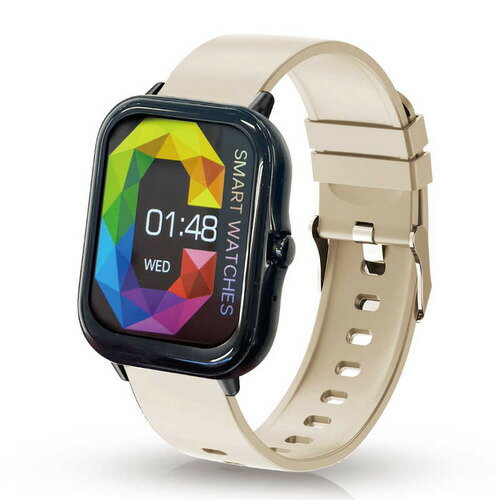 アリアス 温度環境アラート付スマートウォッチ ベージュ WW23007BE