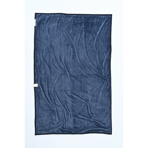 YAMAZEN YMK-FK45KK 掛け敷毛布 両面フランネル仕様 本体丸洗い ダニ退治 シングルサイズ BL