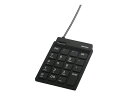 BSTKH08BK [BUFFALO バッファロー] スリムテンキーボード USB2.0ハブ(2ポート)/Tabキー ブラック