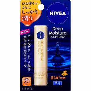 【納期約2週間】花王(Kao) ニベア ディープモイスチャーリップ はちみつの香り (2.2g) ニベアリップWディープMハチミツのサムネイル