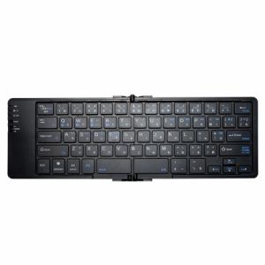 ★★【納期約7〜10日】ミヨシ TOR-BT03 マルチペアリング対応 折りたたみBluetoothキーボード TORBT03BK