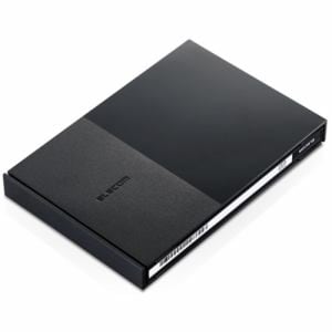 ELECOM 外けHDD USB-A接続 テレビ録画向け Windows11対応 ブラック [1TB /ポータブル型] ELP-GTV010UBK