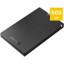 外けSSD USB-A接続 ブラック [ポータブル型 /500GB] SSD-PG500U3-BC