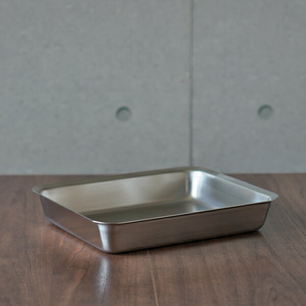 la base（ラバーゼ）ステンレス角バット 21cm 《 LB-007 》18-8 ステンレス製 ラ・バーゼ 調理用 キッ..