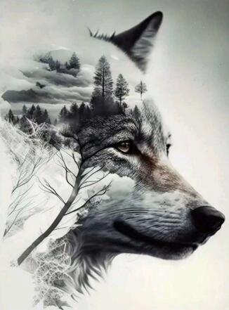 ジム・ブランデンバーグ 直筆サイン入り プリント 写真アート現状品 狼 オオカミ オオカミ SVG、ハウリング オオカミ マンダラ SVG、ゼンタングル