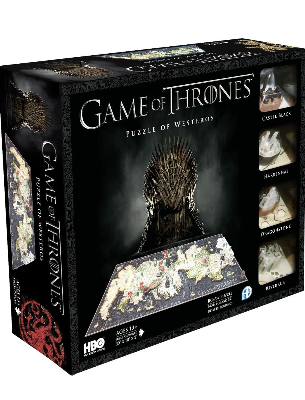 ジグソーパズル 4Dパズル ゲームオブスローンズ PUZZLE OF WESTEROS