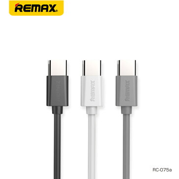 【送料無料】REMAX リマックス RAYEN DATA CABLE USB TYPE-C ケーブル 急速充電 データ転送 1m シルバー RC-075a-SL