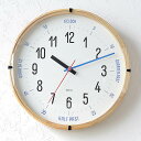 掛け時計 バウハウス ウォールクロック BAUHAUS Fonts Wall Clock CarlMarx カール・マルクス 音がしない 壁掛け 時計 木製 おしゃれ スイープムーブメント キッズ 子供 知育 シンプル 北欧 ギフト 新築祝い 引越祝い エルコミューン