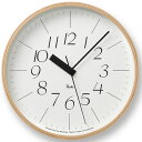 掛け時計 電波時計 レムノス LEMNOS riki clock RC リキクロック WR07-10 北欧 おしゃれ かわいい