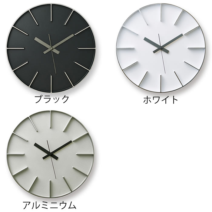 【レビュー特典付】掛け時計 おしゃれ 北欧 Lemnos レムノス Edge Clock エッジクロック Lサイズ AZ-0115 壁掛け 壁掛け時計 時計 アルミニウム おしゃれ モダン AZUMI かわいい リビング クロック かけ時計 掛時計タカタレムノス [2]