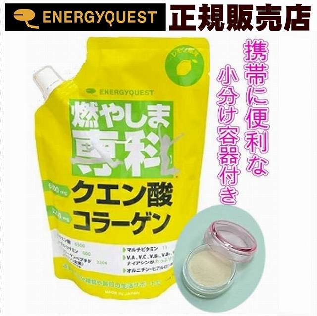 【携帯に便利な小分け容器付き】燃やしま専科 500g レモン風味 スポーツドリンク 粉末 パウダー 粉 クエン酸 ドリンク ダイエット サプリメント マルチビタミン 500ml 送料無料 燃やしませんか　清涼飲料