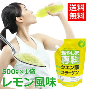 燃やしま専科 500g レモン風味 スポーツドリンク 粉末 パウダー 粉 クエン酸 ドリンク ダイエット サプリメント マルチビタミン 500ml 送料無料